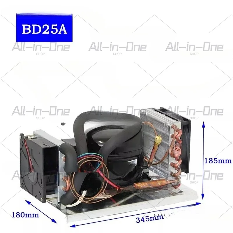 QD52A Compact Air-Cooled Unit: 220V R134a All-in-One Refrigeration Unit with Cooling and Heating Control
