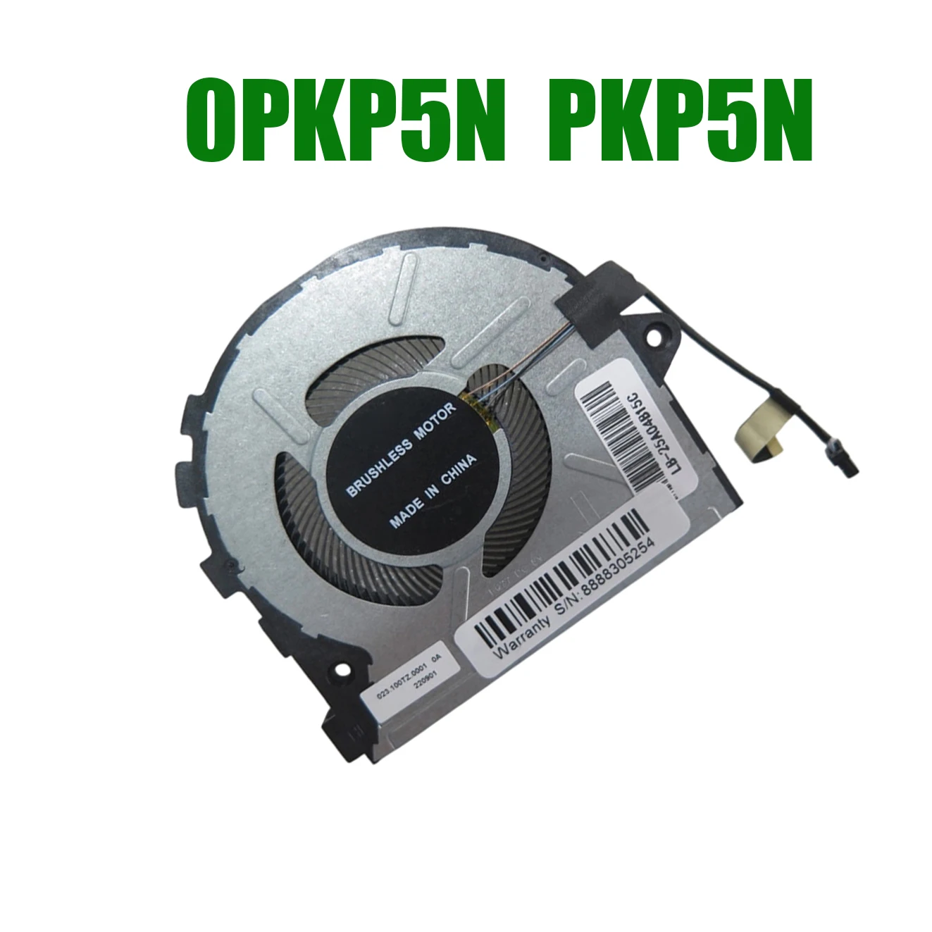 

0PKP5N PKP5N For DELL For Latitude 3440 3450 3540 3550 (Version 2023) DFS5K12B15E6AE FQ77 BN7506S5H-002P BAPA070R5HY013 CPU Fan