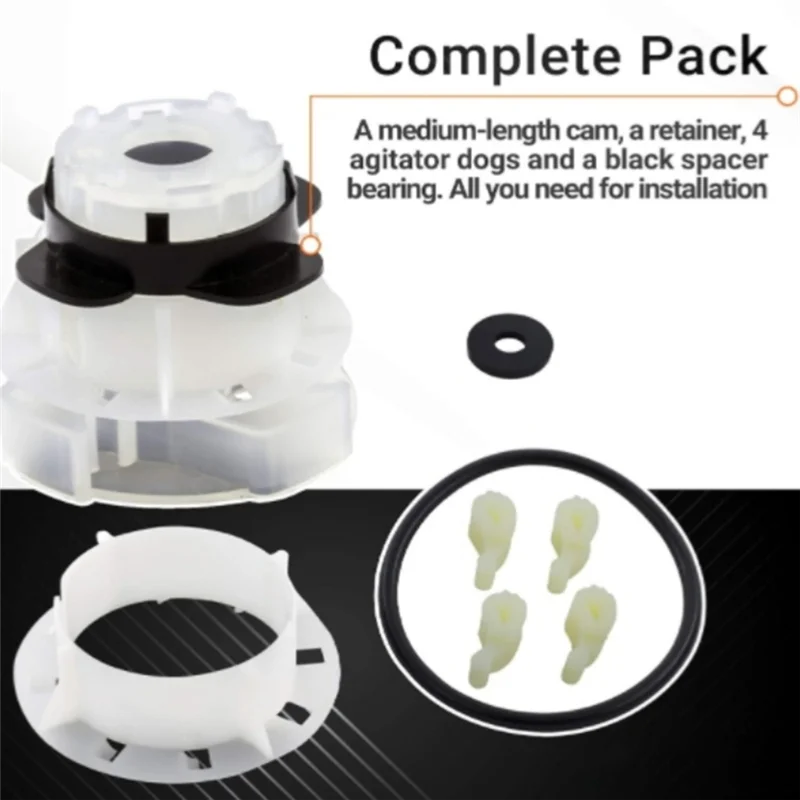 AGLH 285811 Ersatzset für Waschmaschinen und Rührwerk für Whirlpool- und Kenmore-Waschmaschinen, AP3138838, 2744, 285746, 285811VP