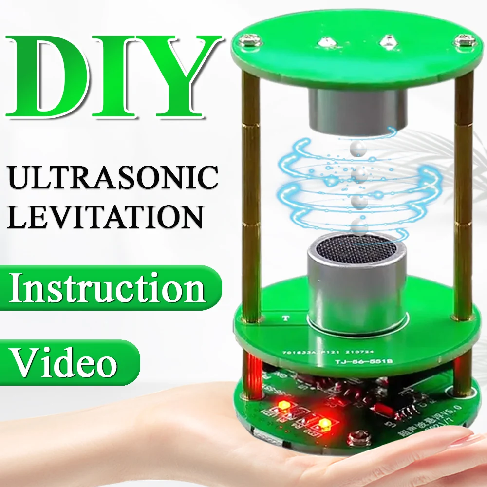 Projekt lutowania DIY Zawieszenie ultradźwiękowe Zawieszenie akustyczne Zestaw elektroniczny Mini lewitator akustyczny 12V Praktyka lutowania