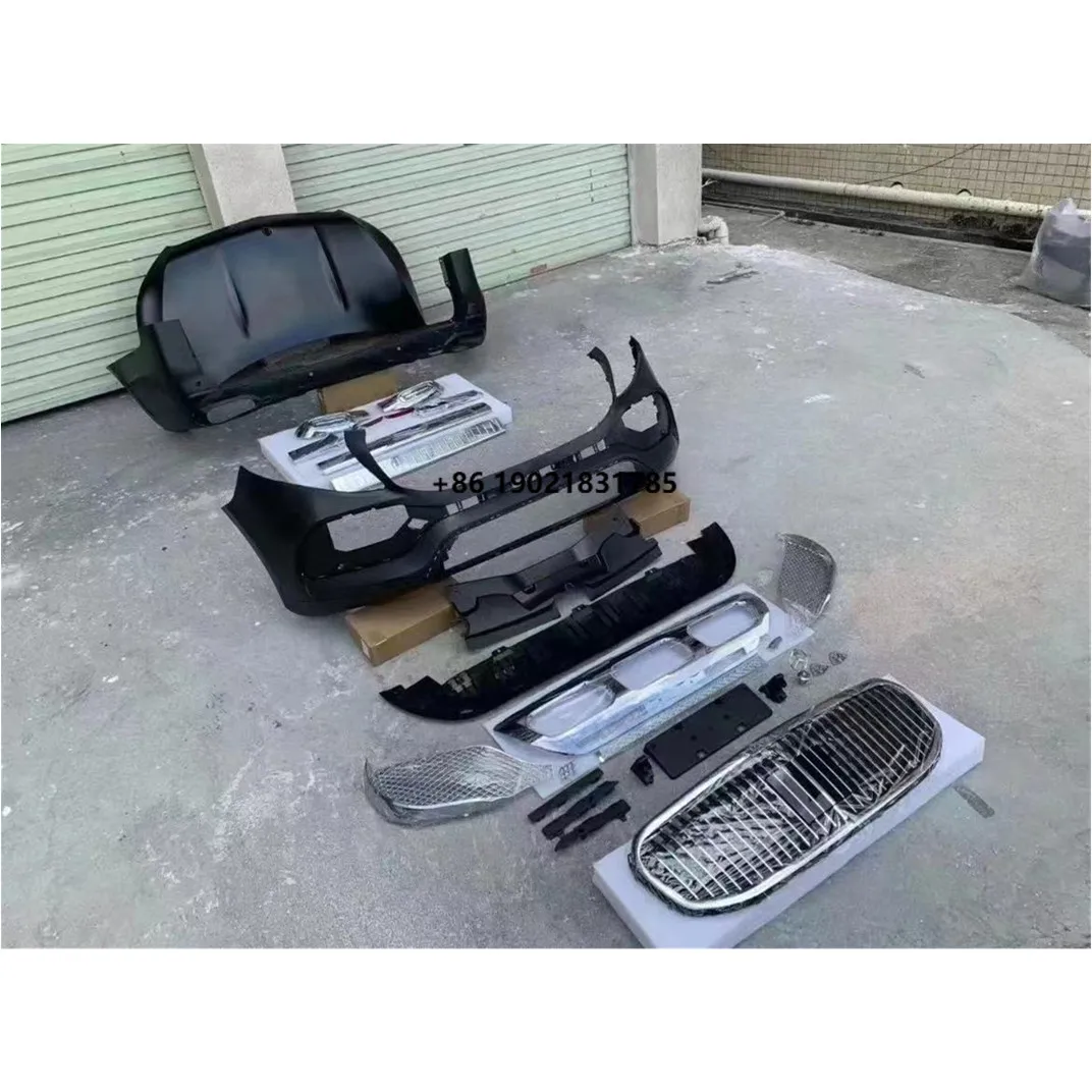 Car Body Kit for V Class W447 V260 V300 to GLS Style Front Rear Bumper,grille ,hood,headlights,taillights