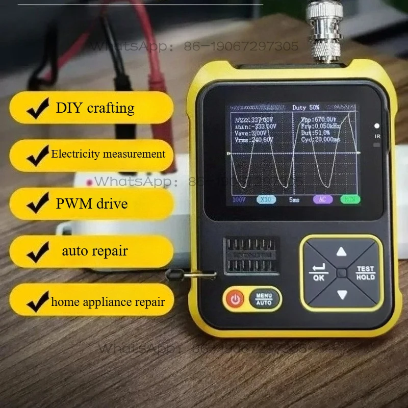 Applicable To DSO-TC2 Portable Electronic DIY Detection Teaching Handheld Digital Oscilloscope Meter Two in One