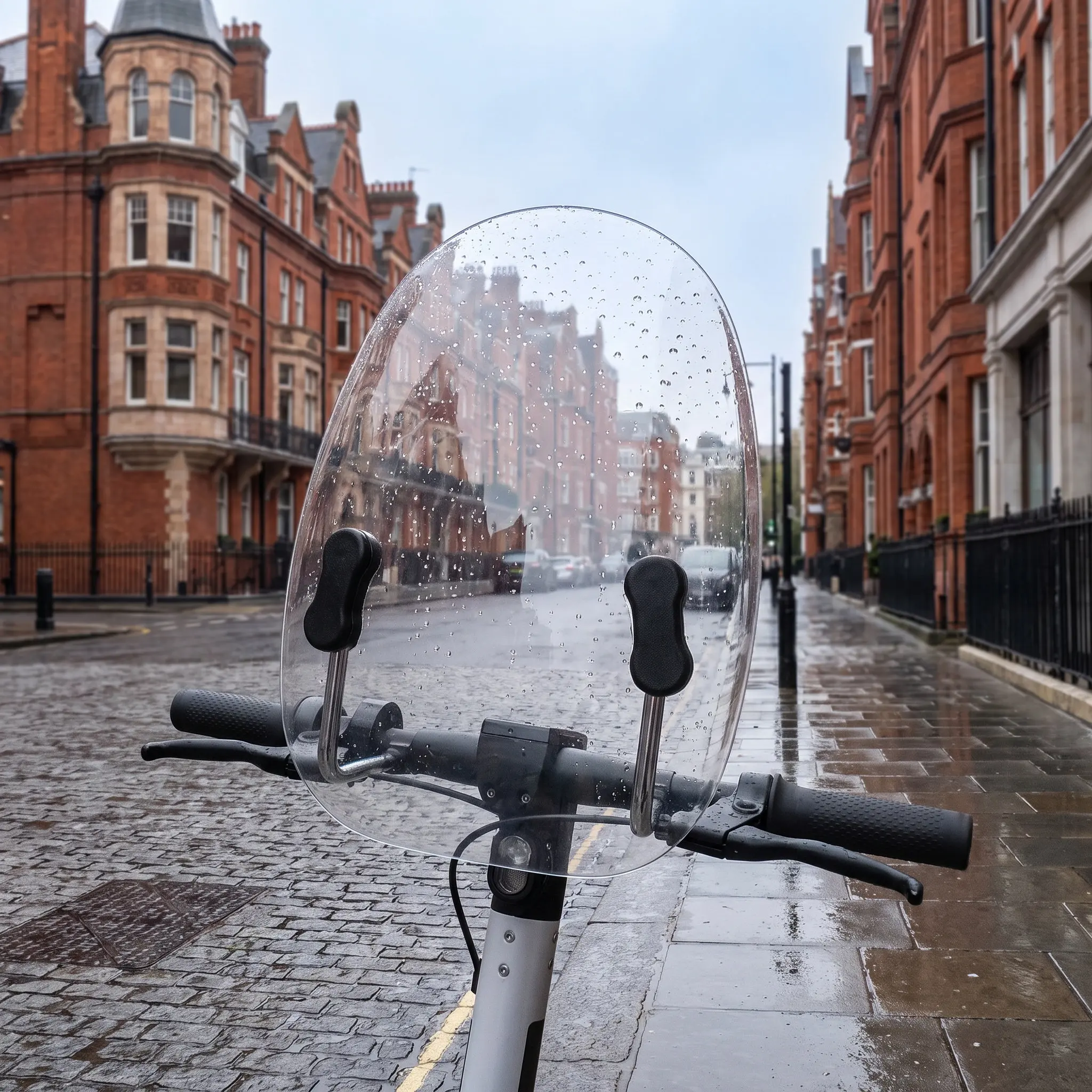 electric-scooter-front-seat-wind-deflector-transparent-windscreen-front-mounted-wind-protection-enhanced-safety-scooter