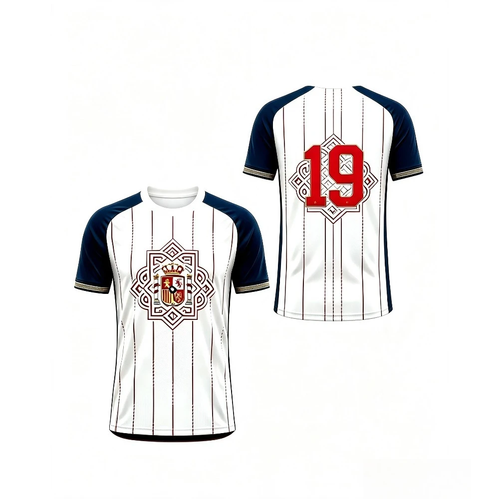 Short Sleeve Soccer Jersey 4 Color Options Raglan Sleeve Football Tee Breathable Polyester Sport Shirt for Daily  Match Wear