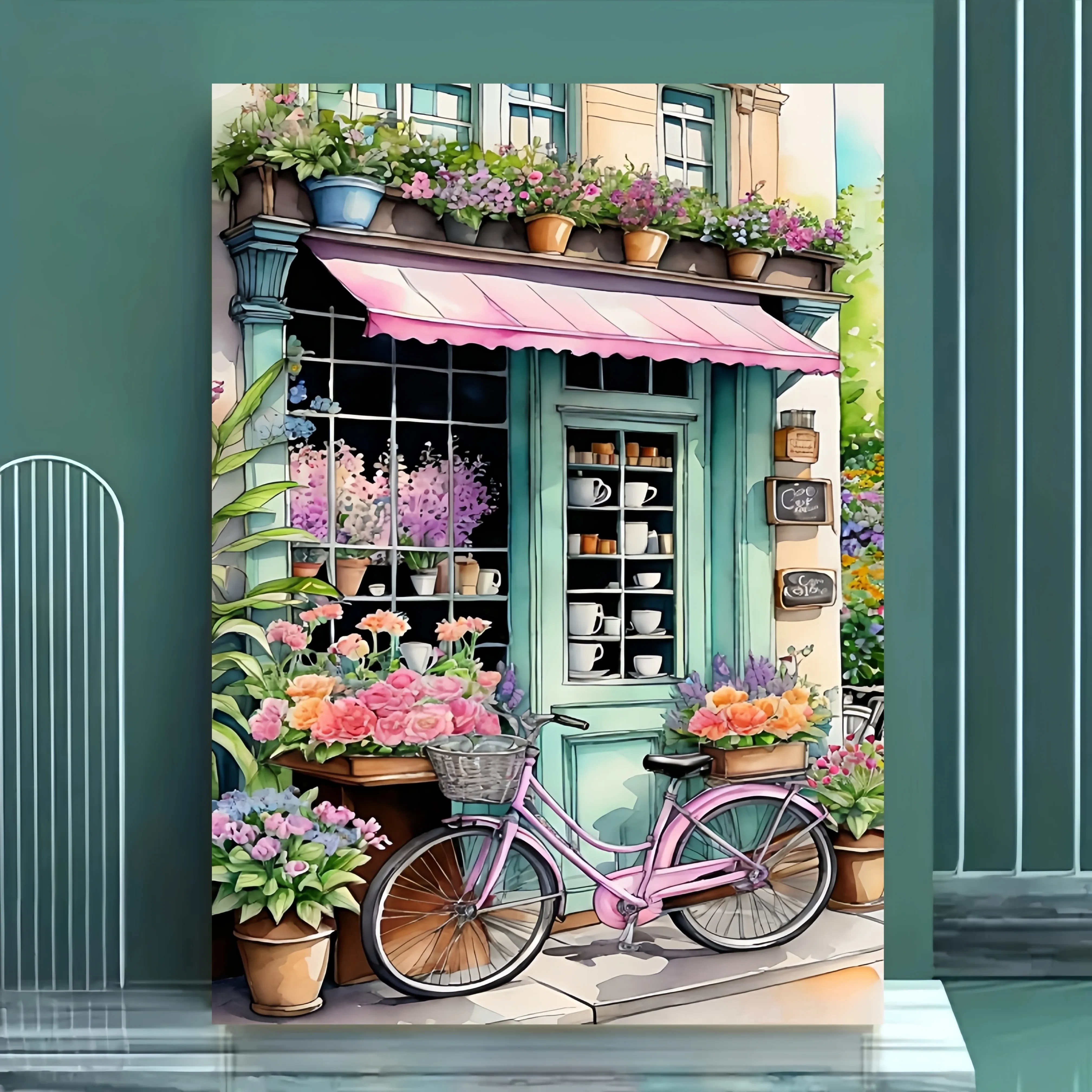 

Пазл 1000 шт. с розовым и велосипедным дизайном, изготовлен из толстого белого картона для взрослых, предназначенный для бесшовного цвета F