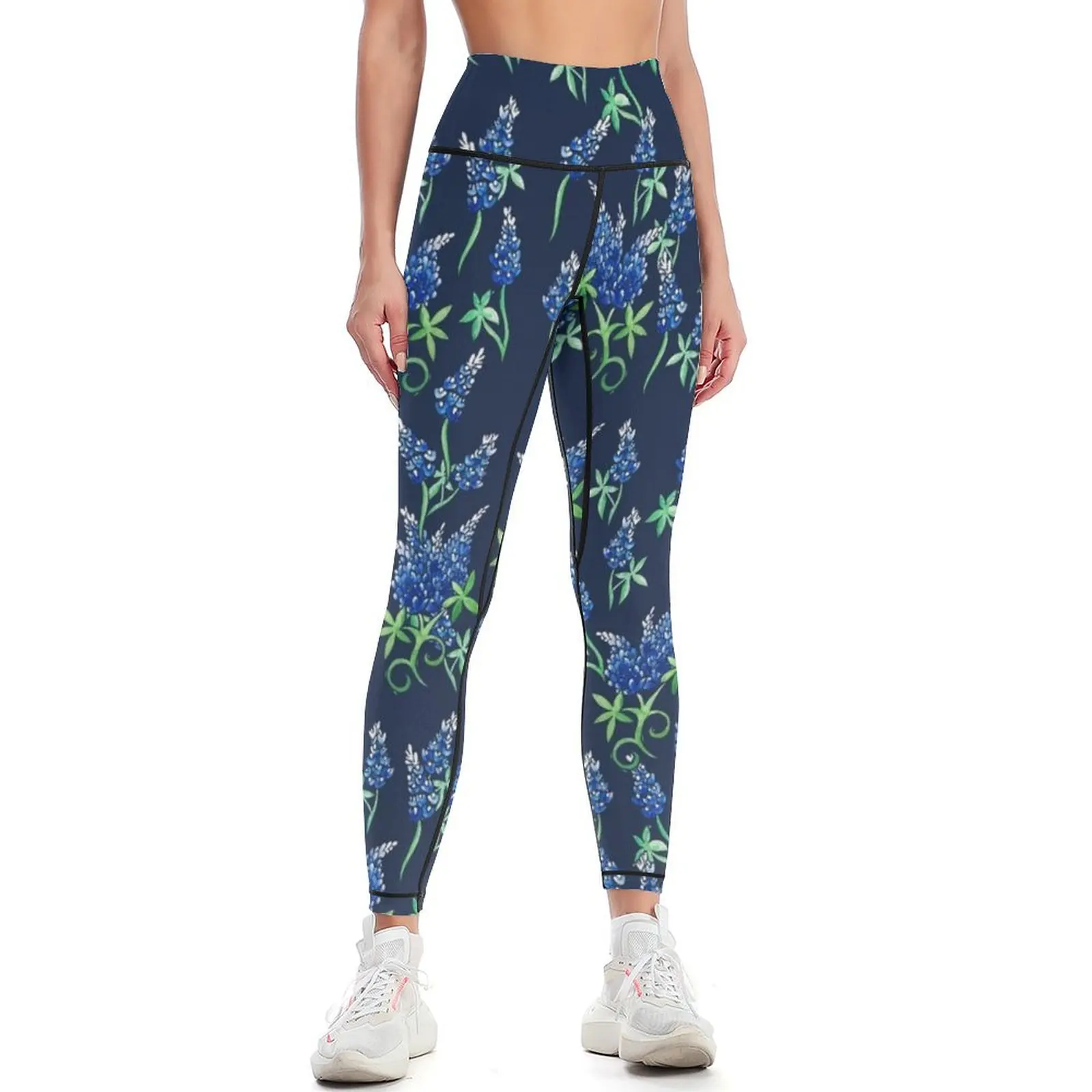 

Texas Bluebonnets Leggings Sports pants woman Sportswear woman gym Women's fitness gym's sportswear Womens Leggings
