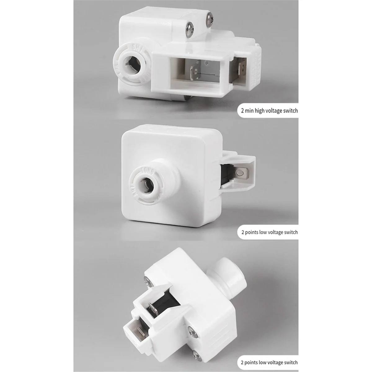 Válvula de alivio del interruptor de presión alta/baja del tanque de agua, conector de filtro de agua de manguera de 1/4 pulgadas para Motor de bomba de ósmosis inversa