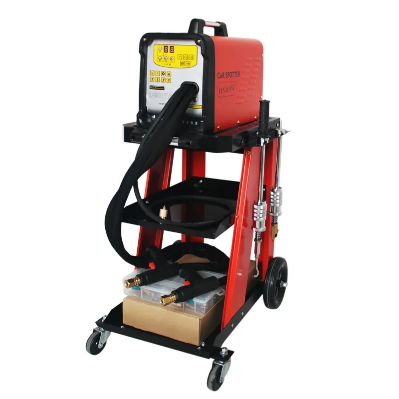 

Red Car Spot Welding Machine for Car Body Repair Automatic Spot Welding Machine