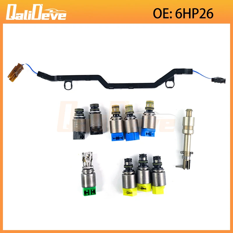 6HP26 ZF6HP19 6HP19 6HP28 9PCS Transmission Solenoids Valve Kit 1068298044 For BMW 128i X5 X4 For Audi S4-S8 For Jaguar XF