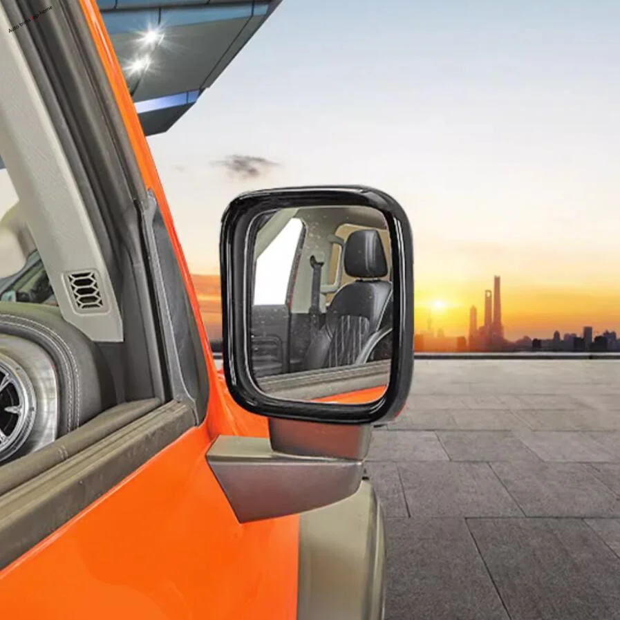 

Rearview Mirror Protector Shell Cap / Eyebrow Rain Cover Trim Fit For Great Wall GWM WEY TANK 300 2022 - 2025 Car Accessories