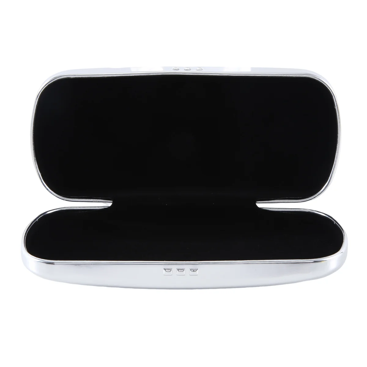 

【Последний шанс!】Футляр для очков, алюминиевый футляр для очков с твердым корпусом, полосатая коробка для очков, черная подкладка