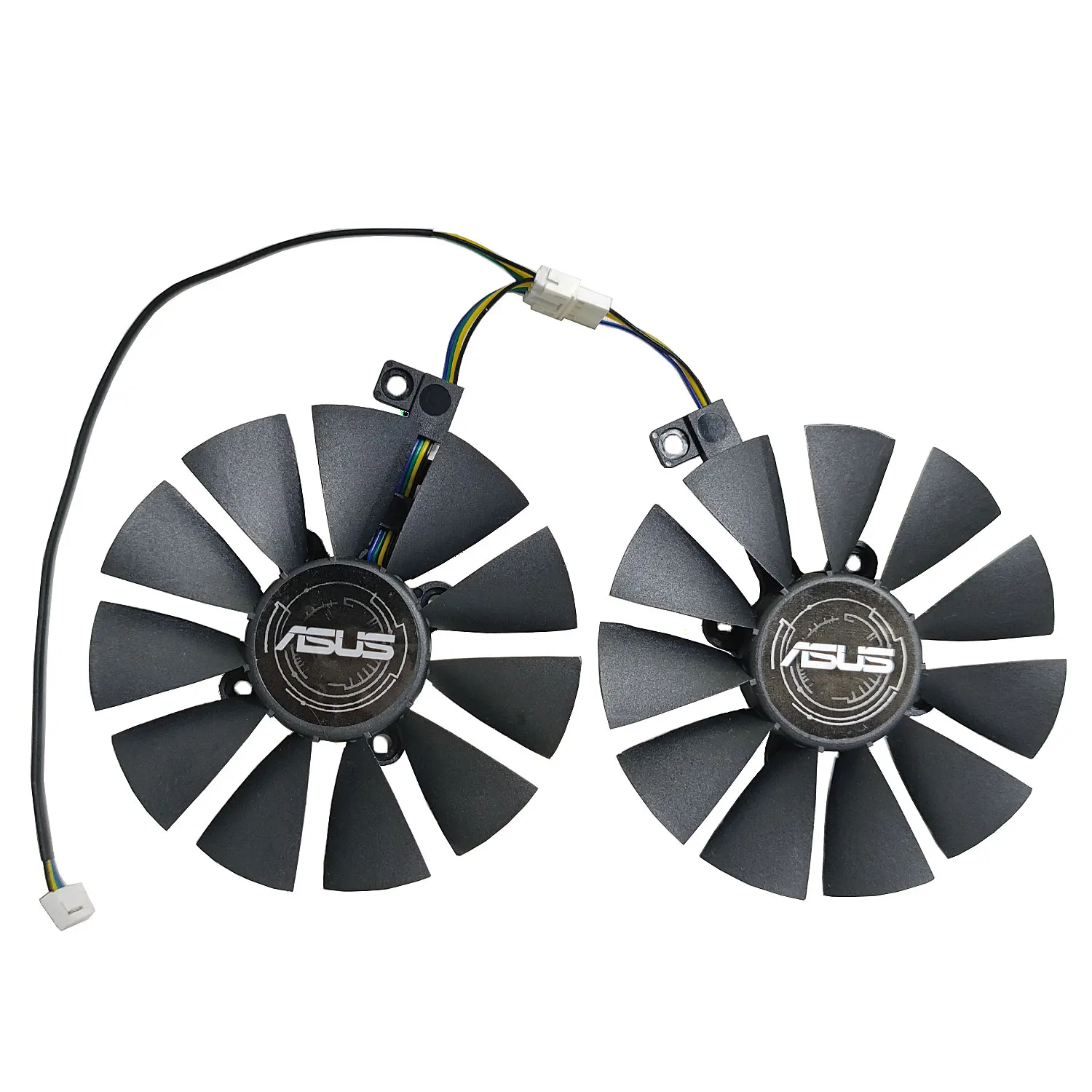 Ventilador de refrigeración para tarjeta de vídeo ASUS RX 580, nuevo, 1 lote, PLD09210S12HH, FDC10U12S9-C, T129215BU, T129215SU, 570 470, GTX 1070 1060