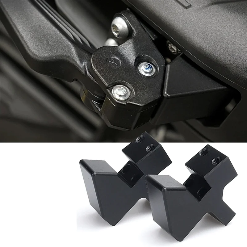 Motorcycle Accessories Rear Footrest Extend Lowering Foot Pegs FootPegs Rest for YAMAHA AUGUR Augur 2.0(Black)