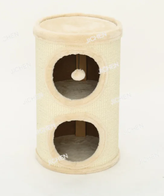 

Рамка для лазания для кошек, кошачье гнездо, встроенное кошачье дерево, многослойное отверстие для дерева, двухслойная когтеточка, зимнее тепло.