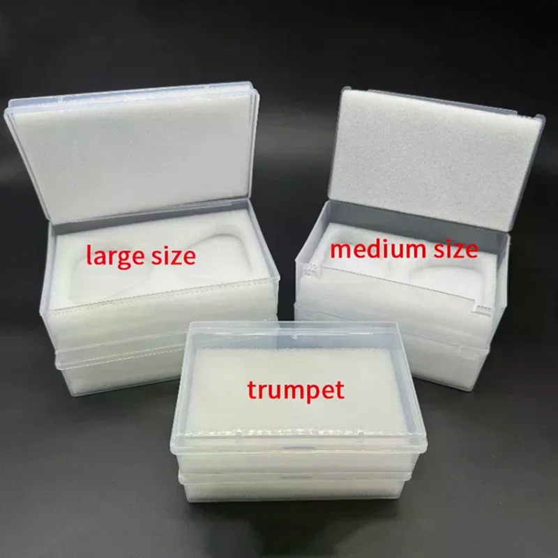 

Dental Tooth Model Implant Storage Box Dental Denture Special Delivery Box With Sponge Plaster Plastic Model Placement Box