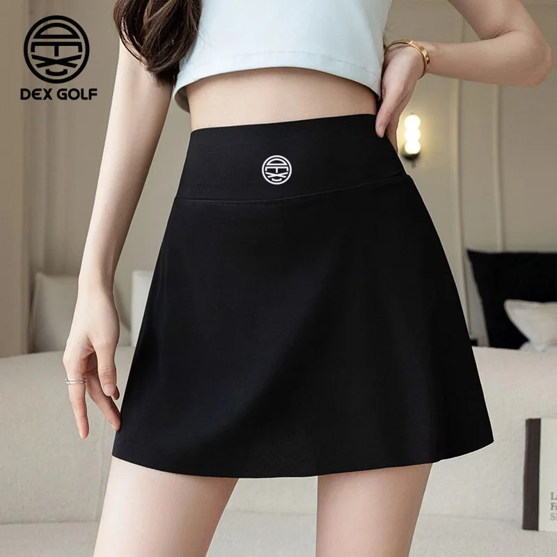 Women's sports skirt brand tennis ball pants girls fitness sports skirt elastic slim summer women's sports skirt