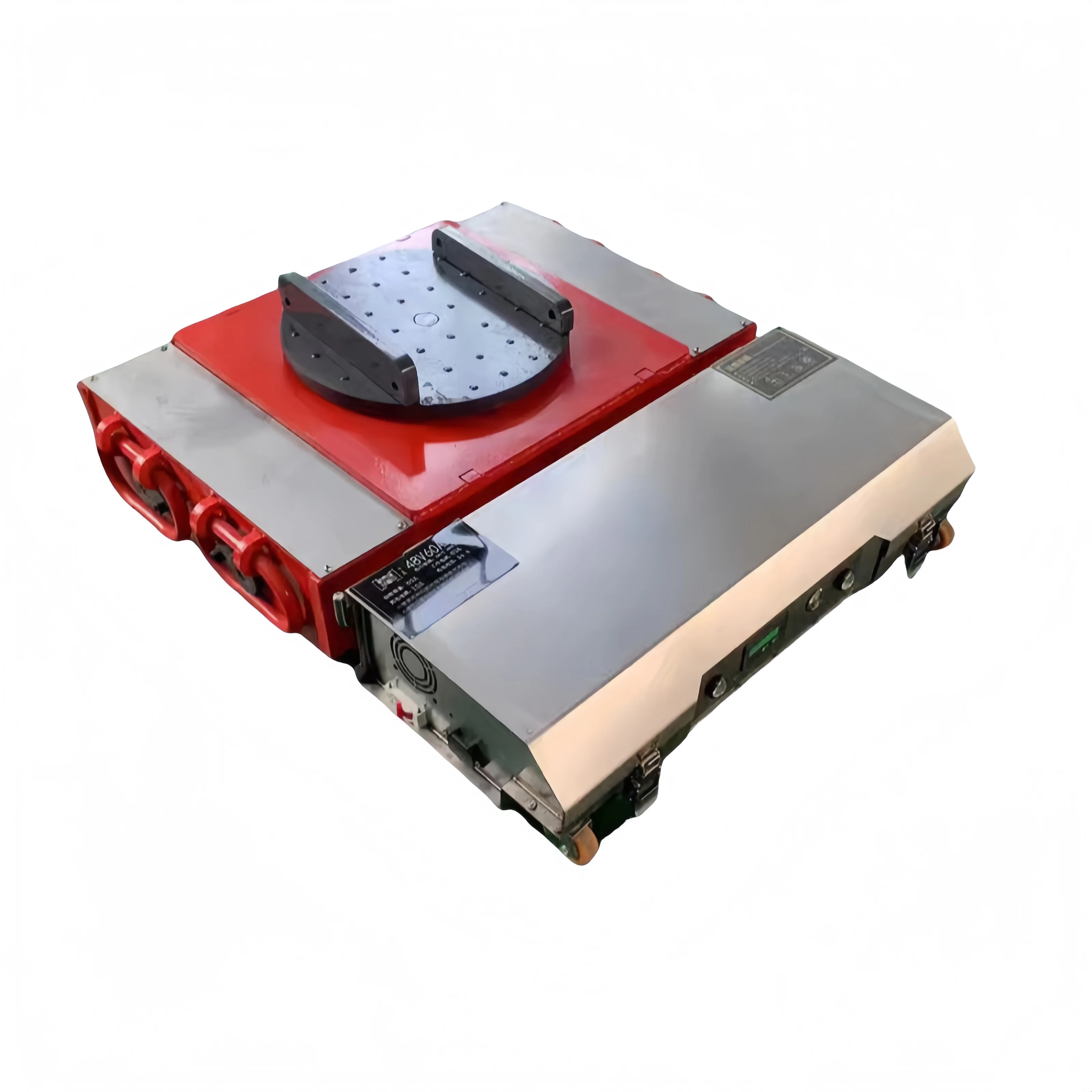 Factory Direct Sale Electric Floor Truck Tank Trolley 360 Degrees Rotation for Big Objects Move