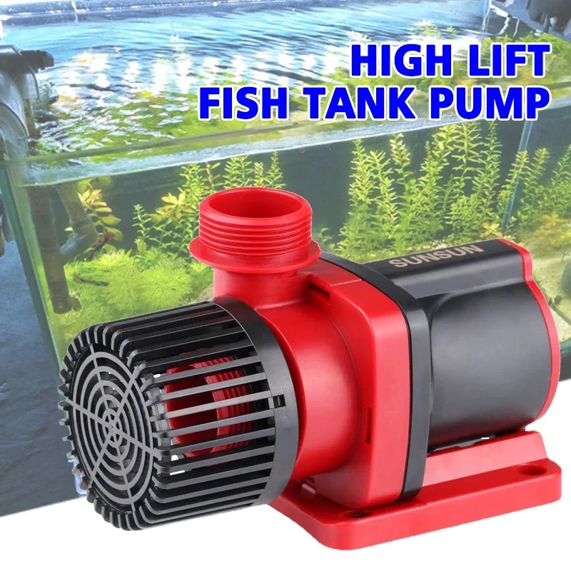 

SUNSUN Water Pump DC Variable Frequency Silent Fish Tank Pump Suitable for Marine Coral Reef Aquarium Submersible Pump 220V