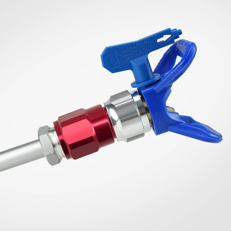 Imagem -01 - Spray Adaptador Comum para Alta Pressão Desligar a Extensão da Válvula Válvula Anti-cuspir Airless Pintura Pulverizadores Extensões de Arma spray adaptador comum para alta pressao desligar a extensao da valvula valvula anti cuspir airless pintura pulverizadores extensoes de arma 01