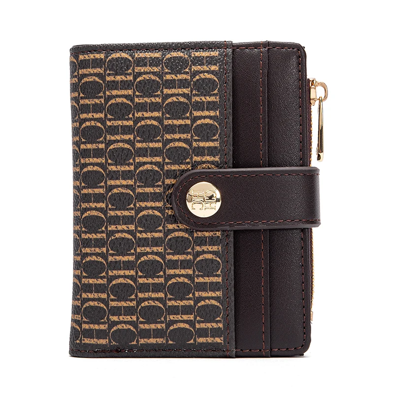 Women's Wallet Simple Wine Red Zero Wallet Credit Card Bag