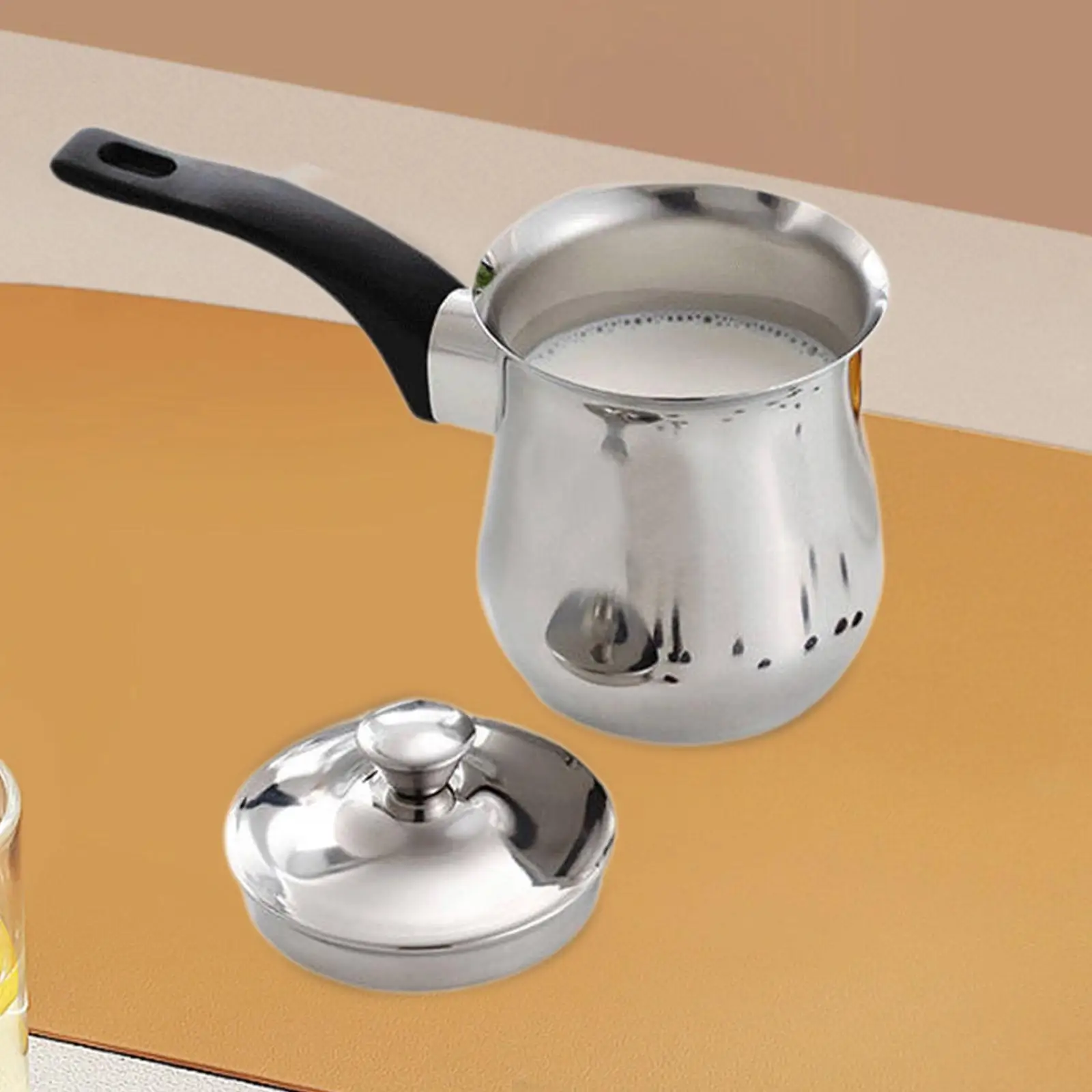 إبريق قهوة تركي بمقبض ، وعاء إذابة الزبدة ، مدفئ الحليب ، وعاء موكا ، صانع للتخييم ، المطبخ ، المكتب ، المطعم ، السفر