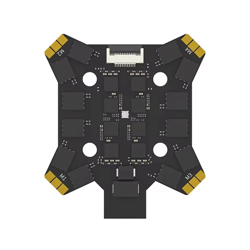 IFlight Borg 60R ESC Borg 60R BL32 ESC 60A 4-8S STM32G071N 20x20 módulo antiencendido integrado para piezas de Dron de carreras con visión en primera persona RC