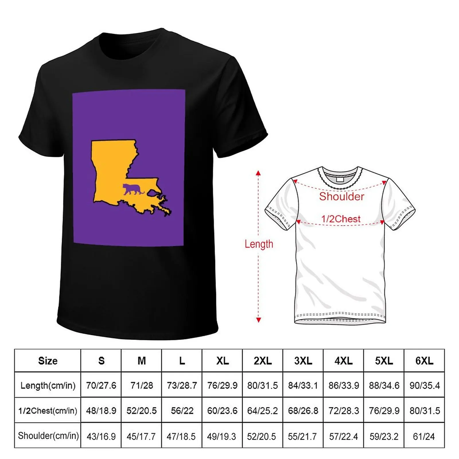 Baton Rouge Louisiana Tiger T-Shirt Quick Dry Fishing T-Shirt