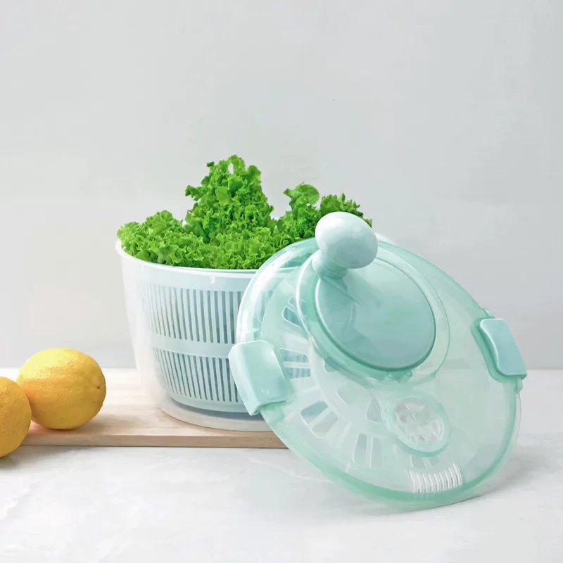 

Vegetable dehydrator, manual salad, fruit and vegetable dryer, multifunctional drainage basket, kitchen, household vegetable