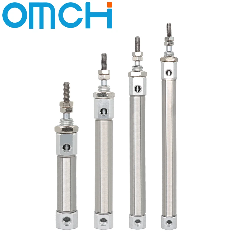 CDJ2B SMC Type Mini Pneumatic Air Cylinder Double Acting Single Rod 10mm 12mm 16mm Bore 10~200mm Stroke CDJ2B10 CDJ2B12 CDJ2B16