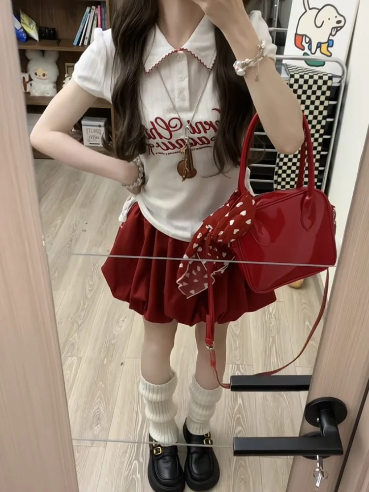 Slim Fit Ne ort Sve T irt Женская летняя дизайнерская хлопковая одежда с принтом Faionableoulder Line Moisture ng