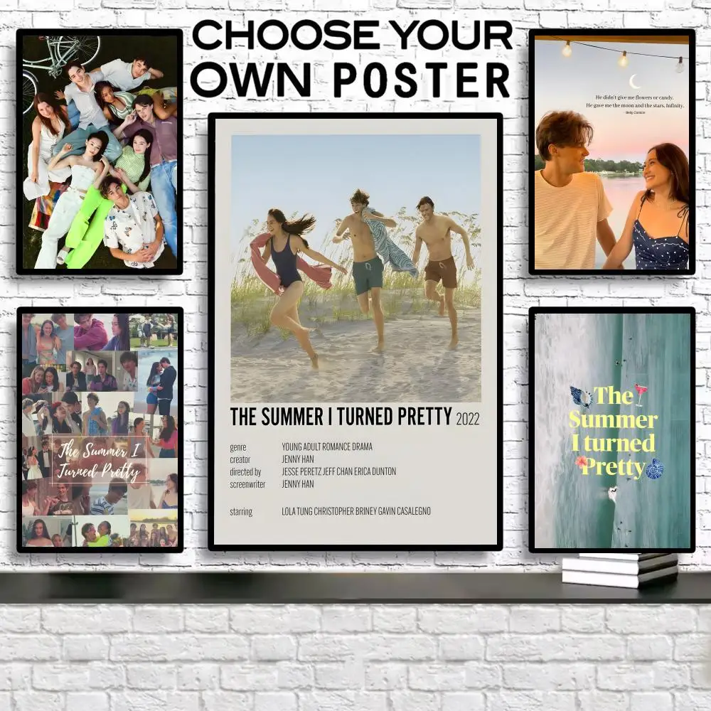 

The S-Summer I T-Turend P-Pretty Poster HD Anime Wall Art Poster Self-Adhesive Peel And Stick Canvas For Room Decor