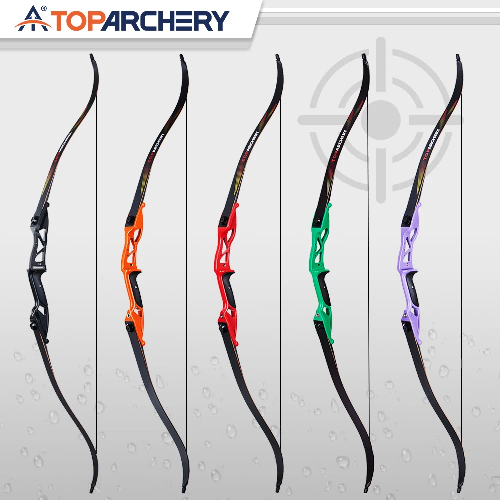 

Toparchery 18-50lbs 56" Takedown Recurve Bow Metal Riser Bow Outdoor Hunting Sports Practice Right Hand Bow Shooting Accessories