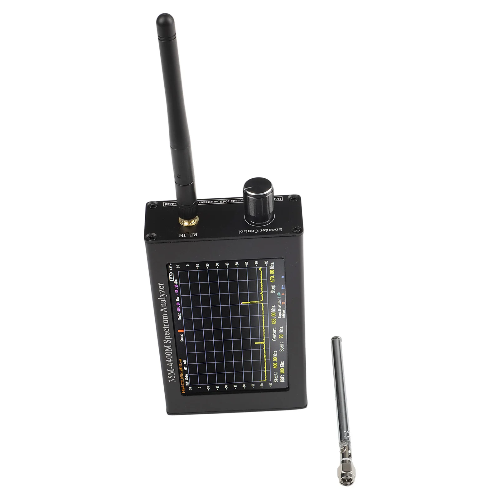4.3 TFT Display Handheld Analyzer Stm32f407 Microcontroller Battery Powered Analyzer 145*70*30mm Signal Analysis