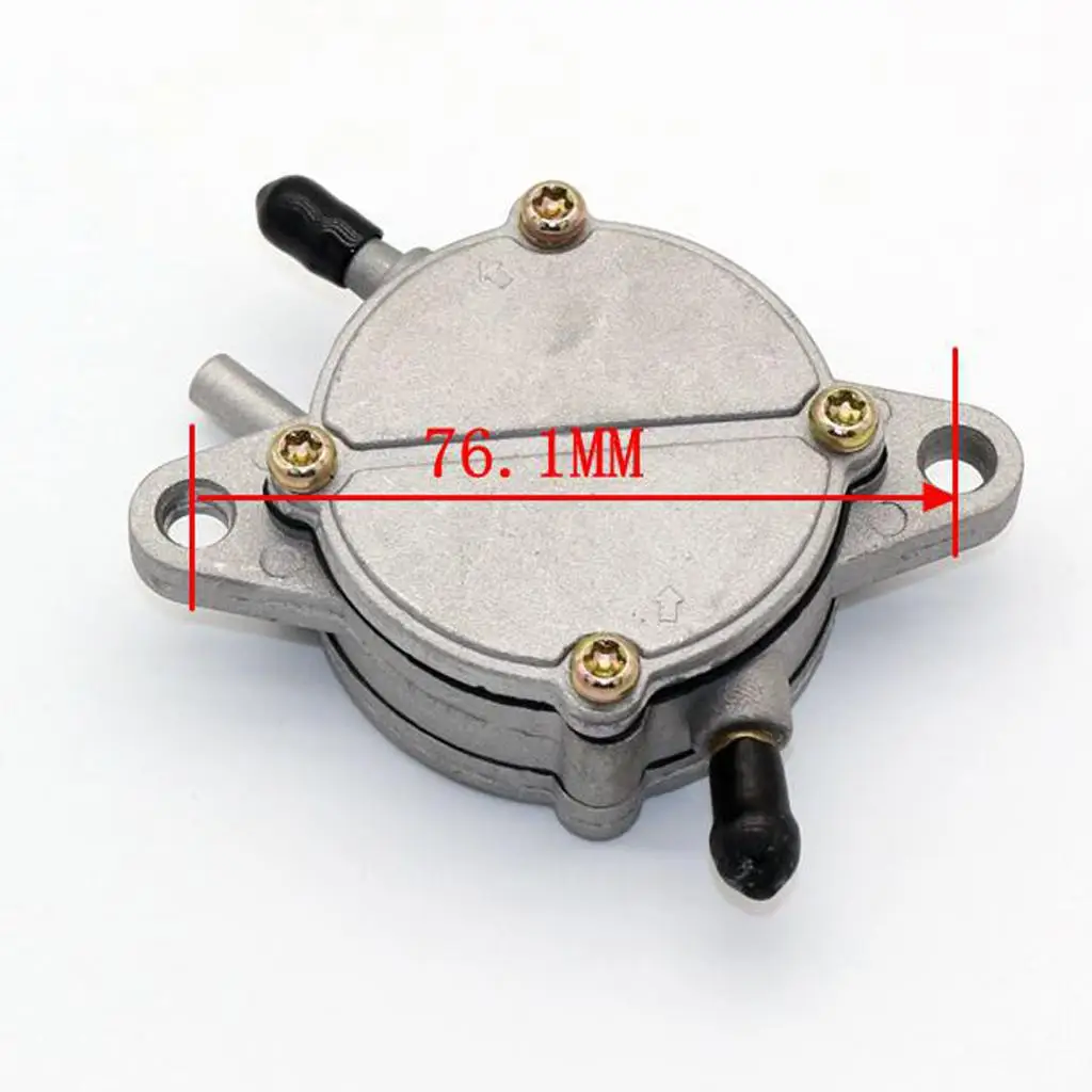 Fuel Transfer Pump Compact Electric Pump Stock Mount Distance Spec for GY6 150cc to 250cc ATV Moped