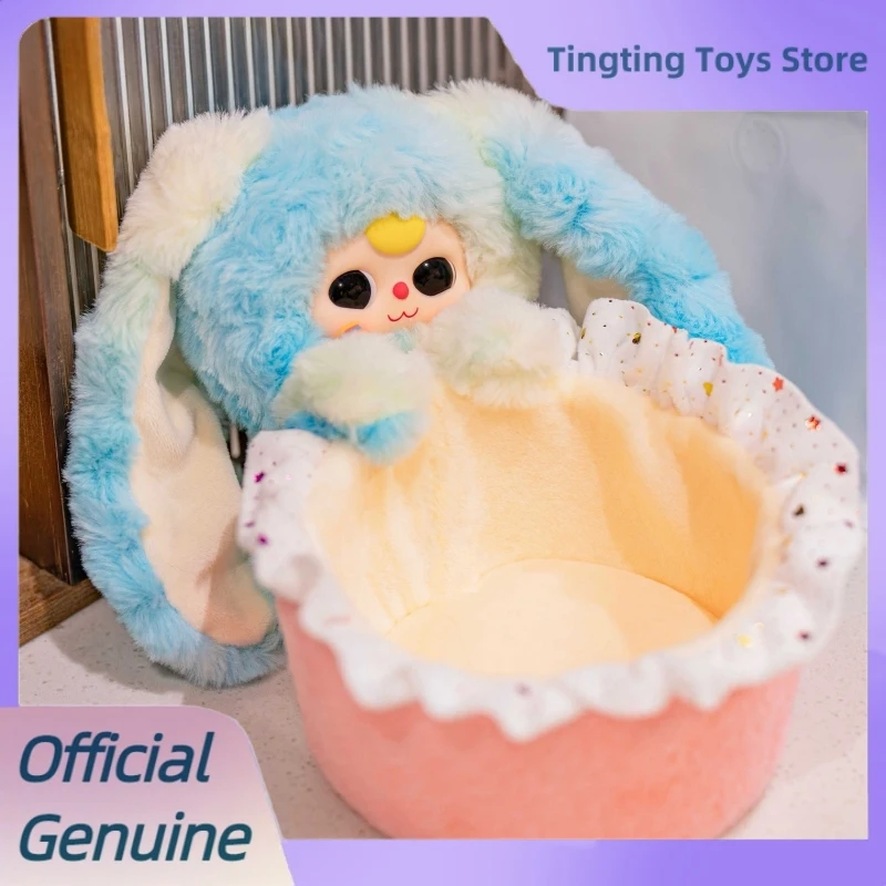 Oryginalny Koszyk do Przechowywania Baby Three, Pluszowa Niespodzianka, Urocza Lalka, Organizer na Drobiazgi na Biurko, Mystery Box, Modne Zabawki, Prezenty Świąteczne