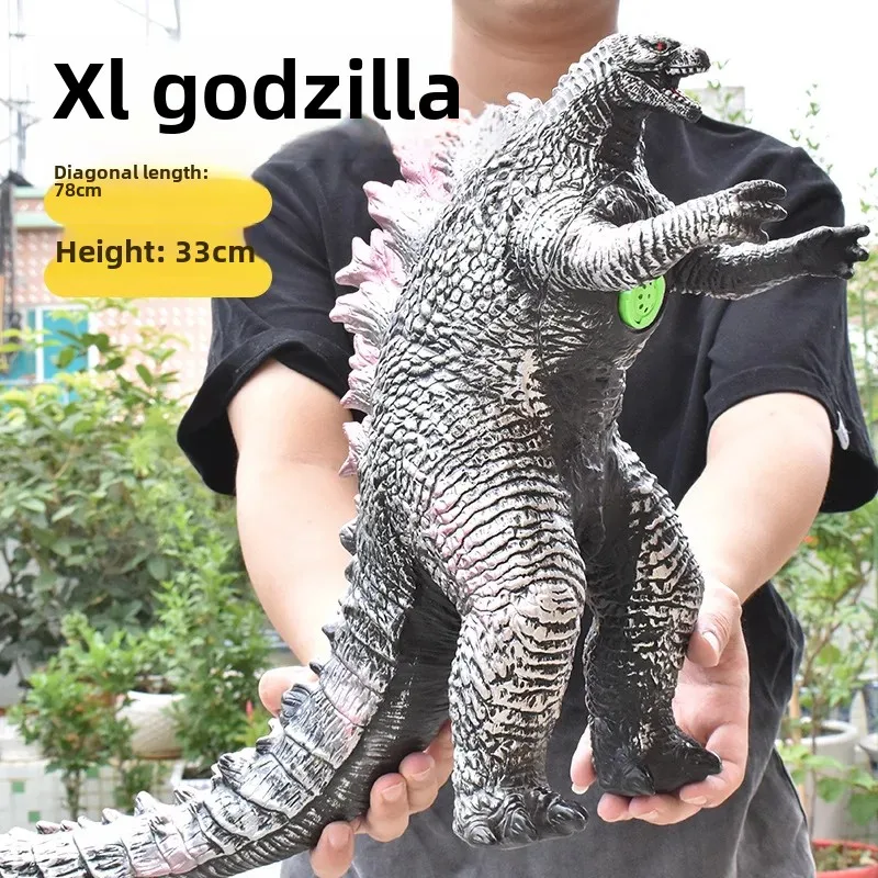 Giant Simulation Cotton Dinosaur Model Triangle Dragon Monster Gift For Men Motorcycle Fans Collectible Soft Silicone Resin Mode