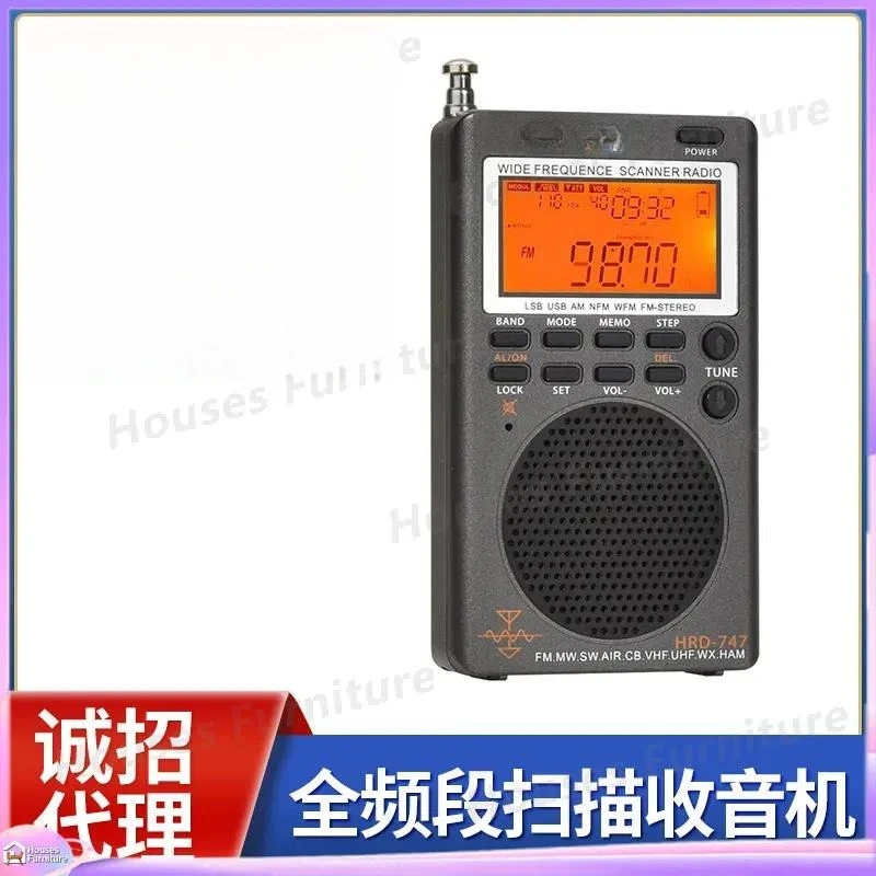 For Portable Full Band Radio Digital Display VHF UHF Receiver Shortwave AM FM Outdoor Off Road Emergency Weather Alert