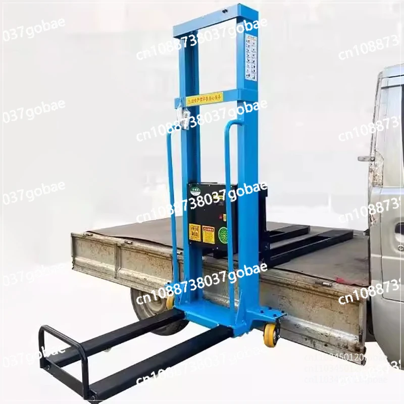 Electric Portable Forklift Truck 800KG Portable Hydraulic Loading/Unloading Tool Compact Mobile Lift Truck Pallet(Customized)