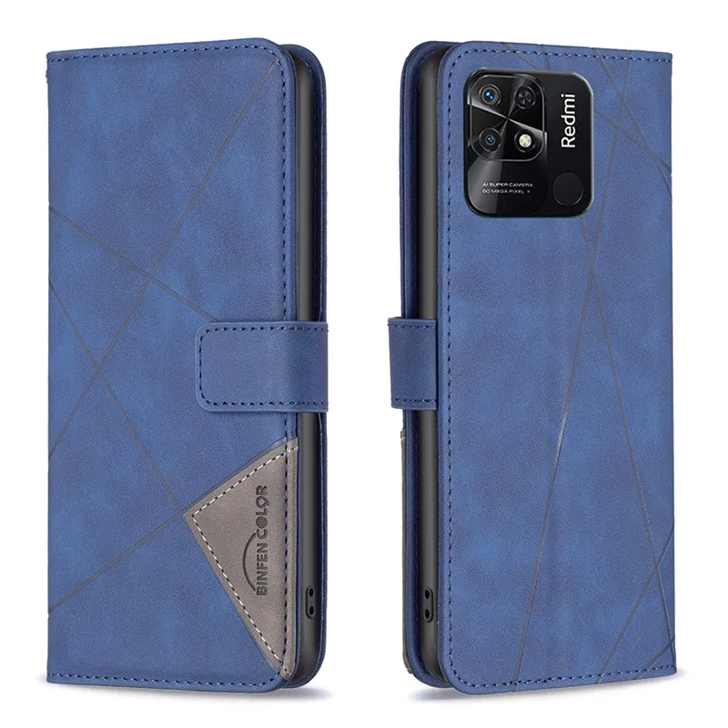 Funda con tapa tipo billetera para Redmi 10 2022, funda protectora de cuero para teléfono Redmi10A 10A 10C 10Prime Redmi10 a 5G