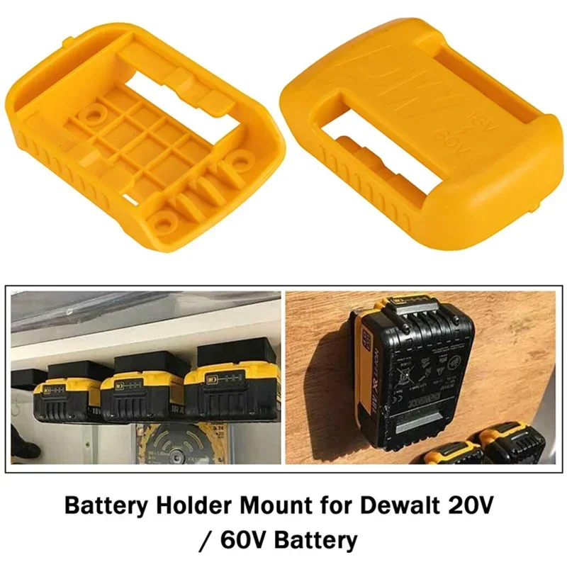 1pcs Battery Belt Buckle for Dewalt 18V 20V 60V Battery Holder Wall Storage Mounts Stander Mount Display Hanger Dock