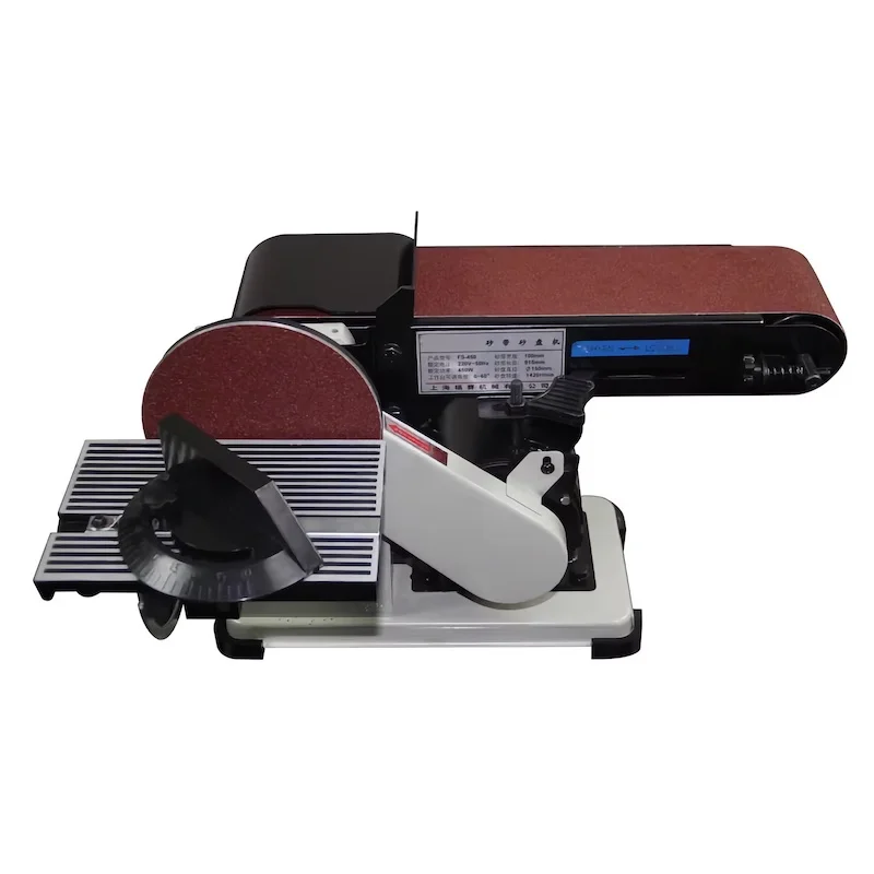 Electric Iron Angle Grinder Sanding Belt Holder Sanding Grinding Polishing Machine Cutter Cast Iron Base Power Tool
