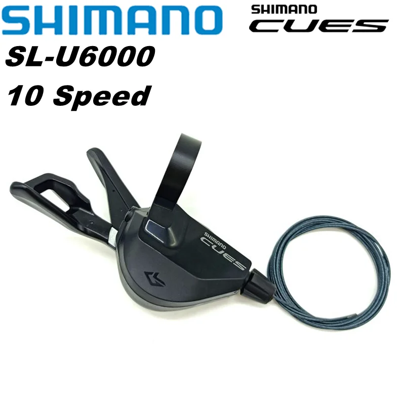 Shimano CUES U6000 Shifter 10s Right Side RAPIDFIRE PLUS 10speed SL-U6000 For MTB Mountain Bike Cycling