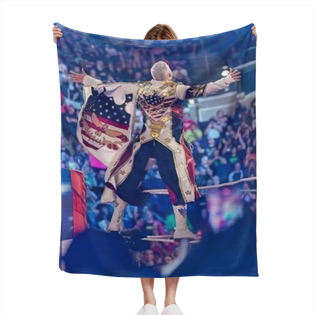 Cody R-Rhodes American Thin Blanket Fluffy Soft Bedroom Decor Sofa Blankets Comforter Home and Decoration Summer Blanket