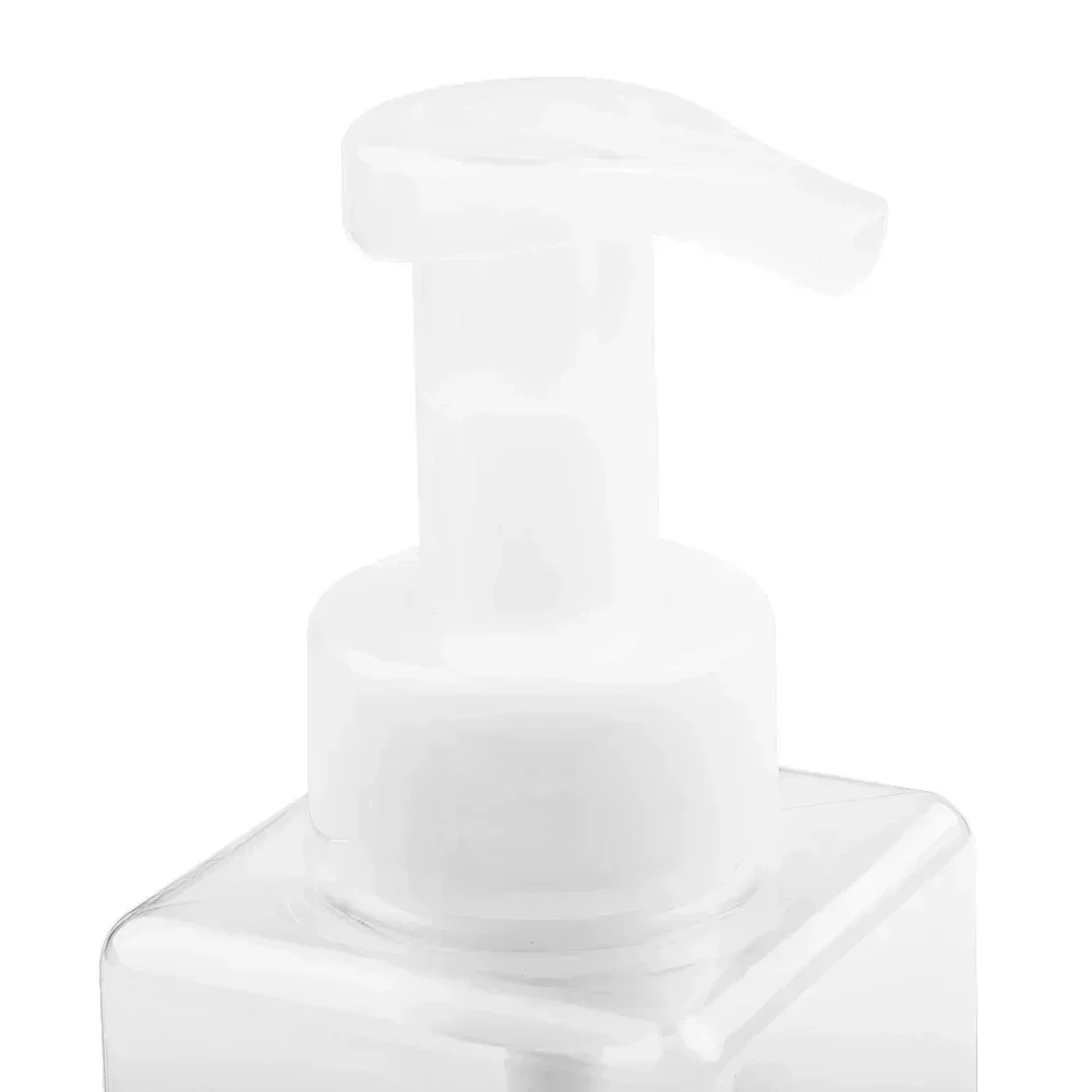 Bathroom Pump Bottle 450ml Clear Plastic Reusable Travel Dispenser Soap Foaming Suds Kitchen Empty Transparent