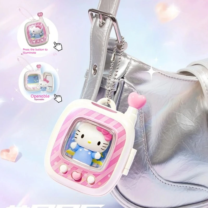 

New Hello Kitty My Melody Kuromi Hangyodon Pocket Elf Pendant Series Blind Box --- Anime Figure Doll Mystery Box Toys