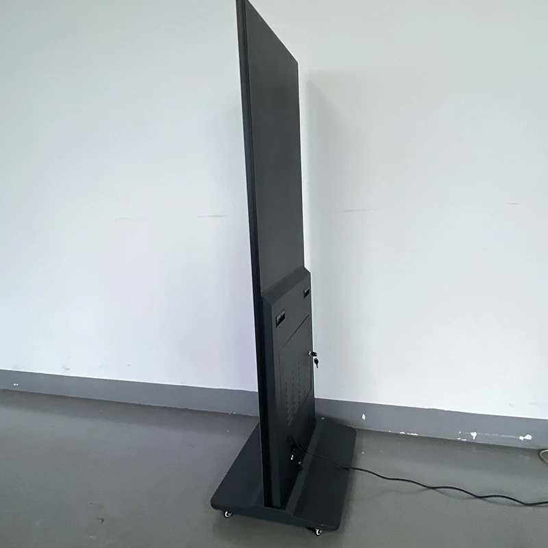 64/69/79/86/98 بوصة شاشة كاملة لافتات رقمية وعرض الأرضية حامل رقمي عرض موقف لاعب كشك شاشة تعمل باللمس #4