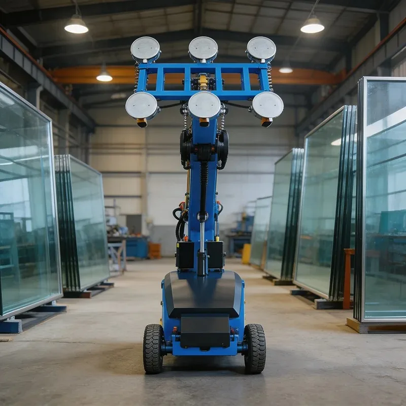 FOB Industrial Glass Installation Robot 4 Suction Pads Vacuum Glazing Machine Manufacturer Factory Direct Sale Window Lifter