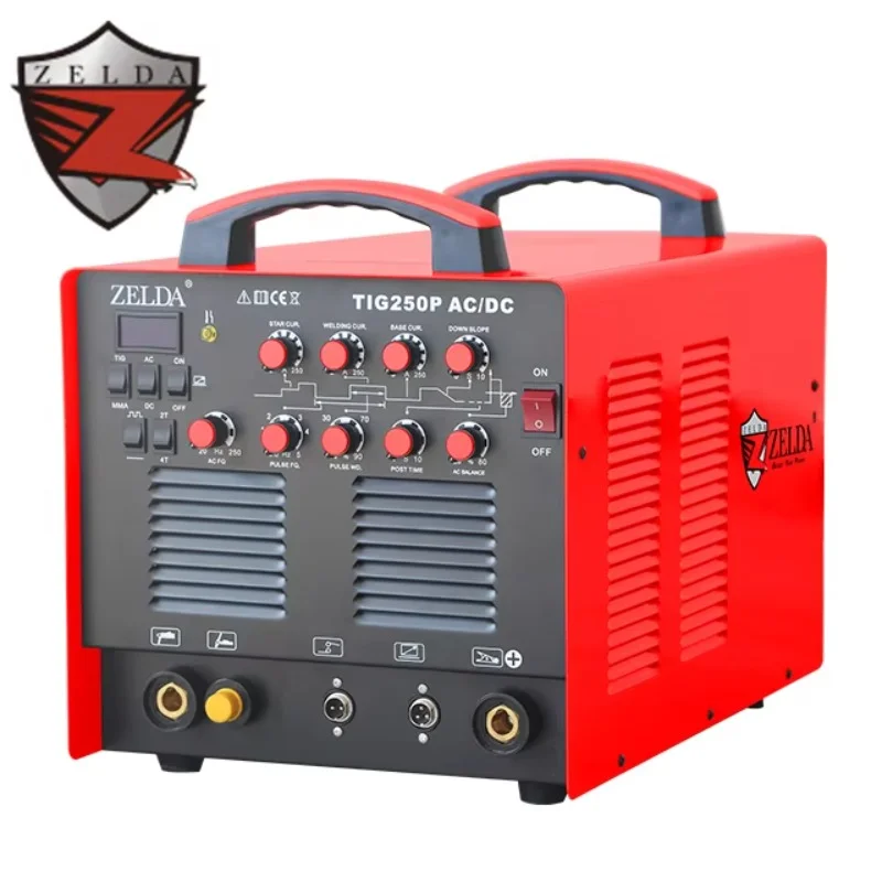 【2026 Hot Selling】Professional 250Amp AC/DC TIG Welder Machine for Stainless Steel & Aluminum Factory Price DC Motor for Welding