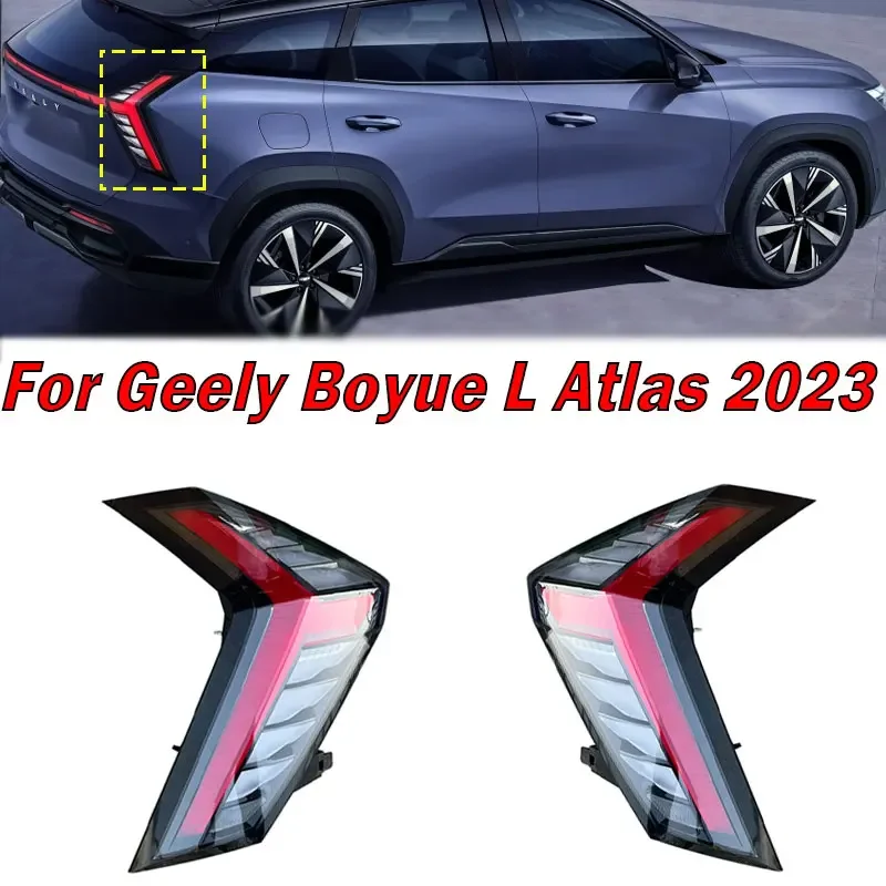 

Car exterior accessories for Geely Boyue L Atlas 2023 LED rear tail light warning brake light signal lamp taillight assembly New