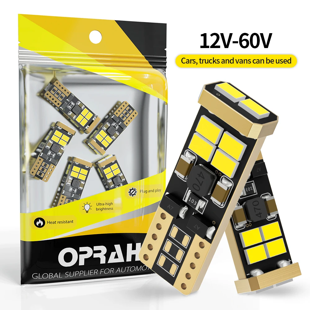 Oprah 2Pcs Led T10 …